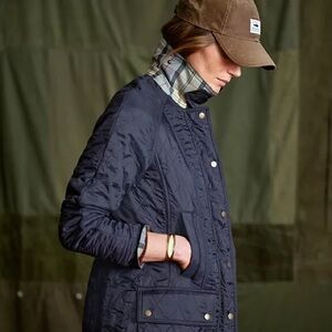 Navy Barbour Jacket